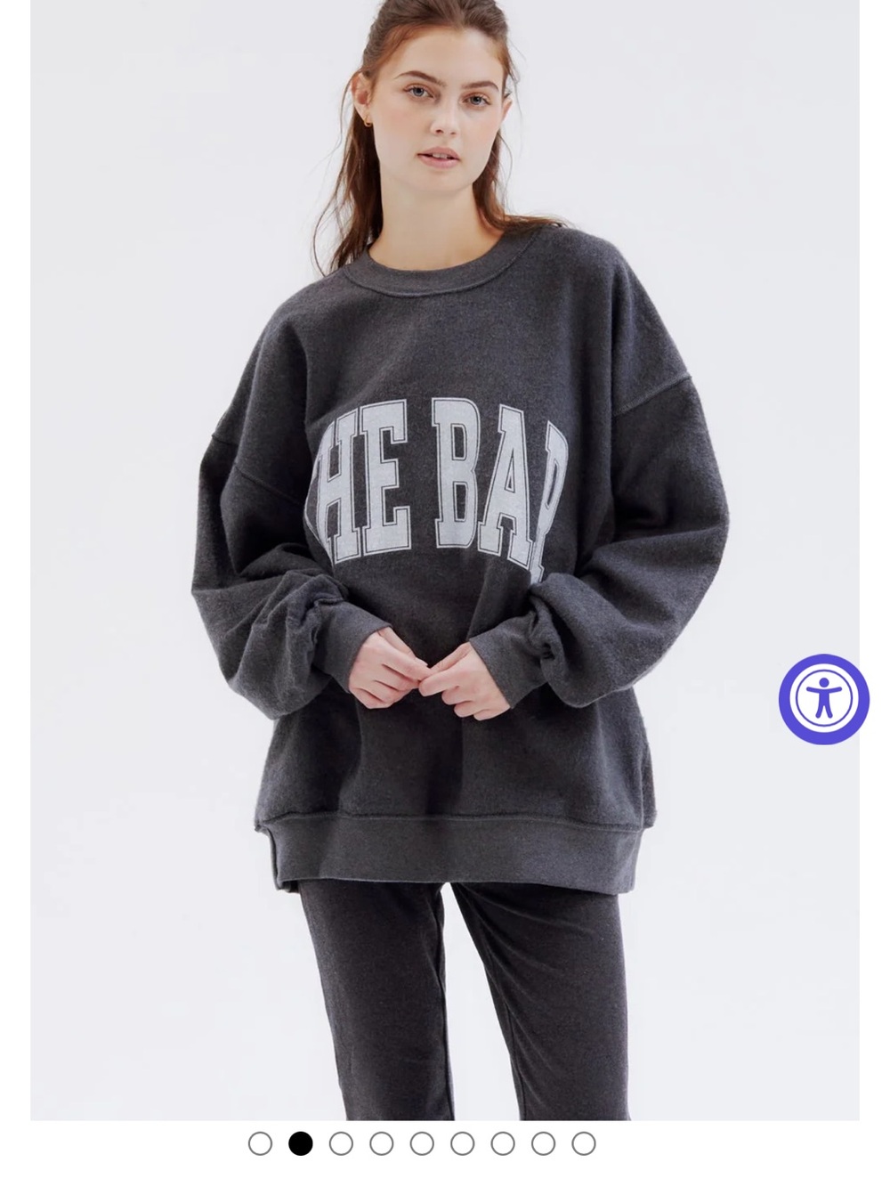 The Bar INSIDE OUT VARSITY SWEATSHIRT